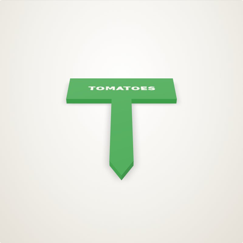 Garden Marker: Anoor Gardens · Tomatoes