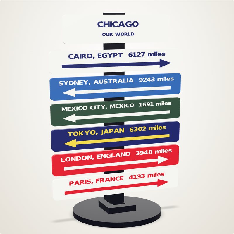 Signpost: Chicago · Our World