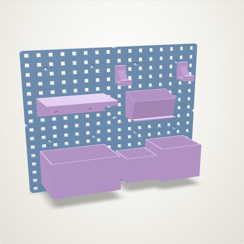 Wall storage: Wall Grid